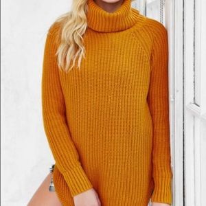 Orange Urban Outfitters Silence + Noise Sweatet